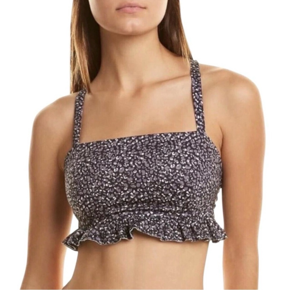 Free People Plie All Day Leopard Bra – Size S
